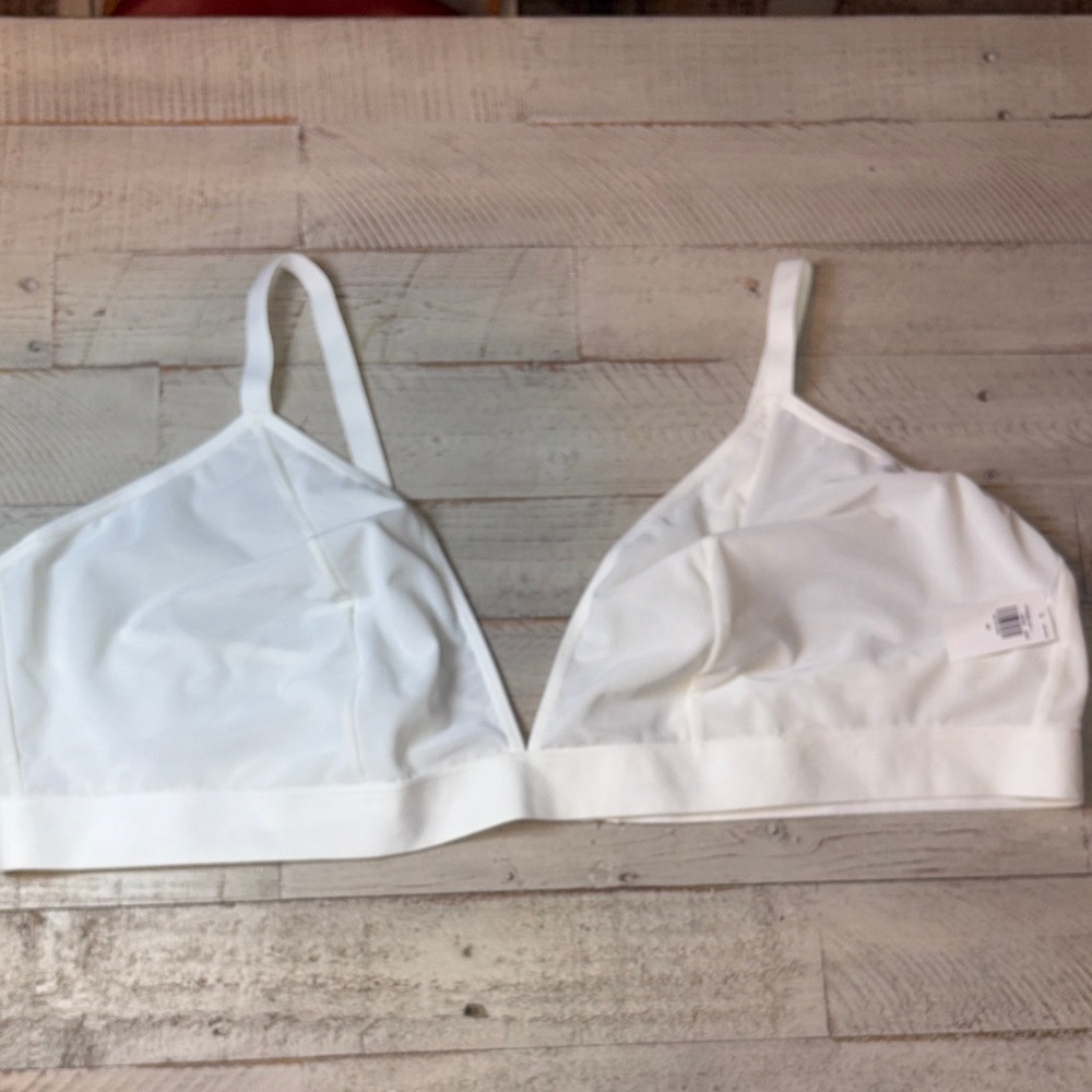 Women's V-Neck Mesh White Bralette Size 4X NWT! - Picture 2 of 15